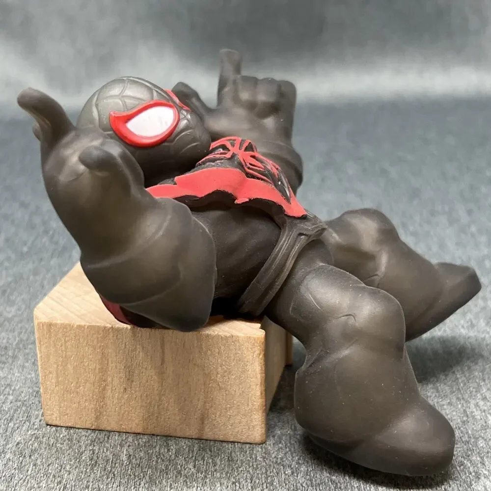 Goo Jit Zu Marvel Glow Surge Miles Morales Spider Man Stretchy Action Figure